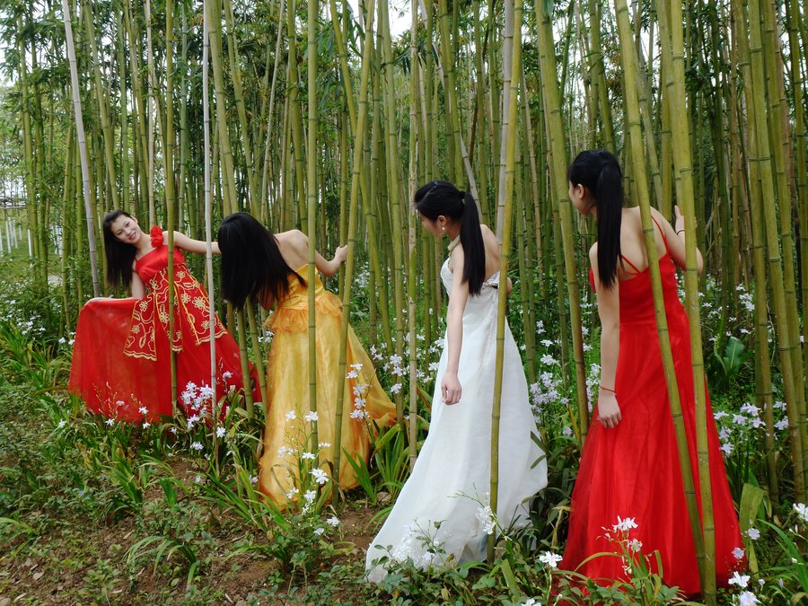 【姹紫嫣红长寿湖摄影图片】重庆市长寿区人像