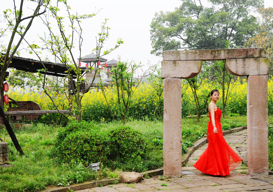 【姹紫嫣红长寿湖摄影图片】重庆市长寿区人像
