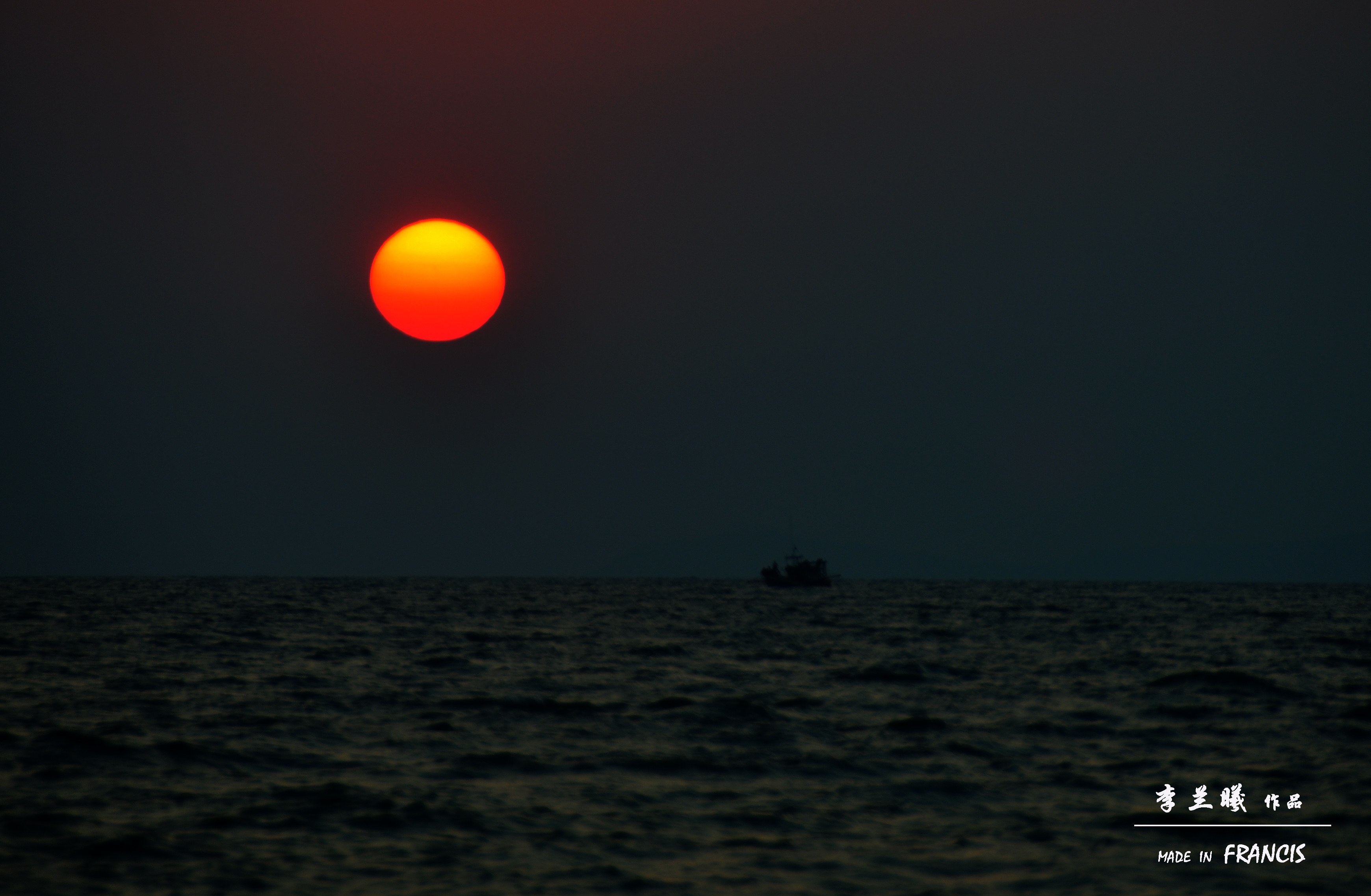 夕阳下的沉思