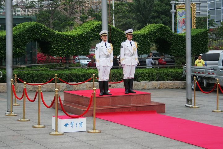 【升国旗摄影图片】深圳纪实摄影_._太平洋电脑网摄影图片