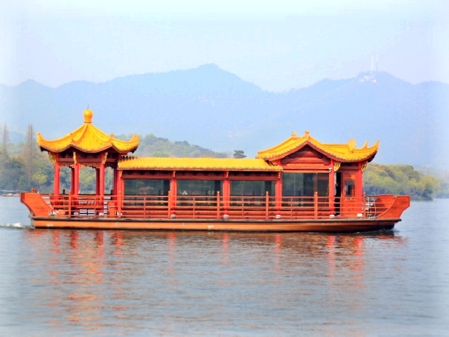 【西湖游船摄影图片】杭州西湖风光旅游摄影