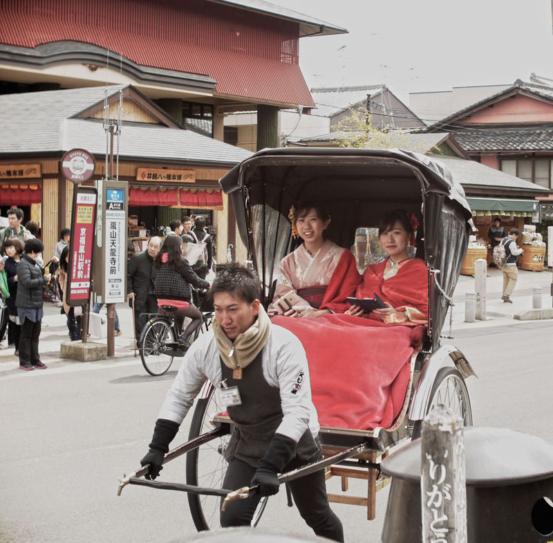 人力车夫岚山