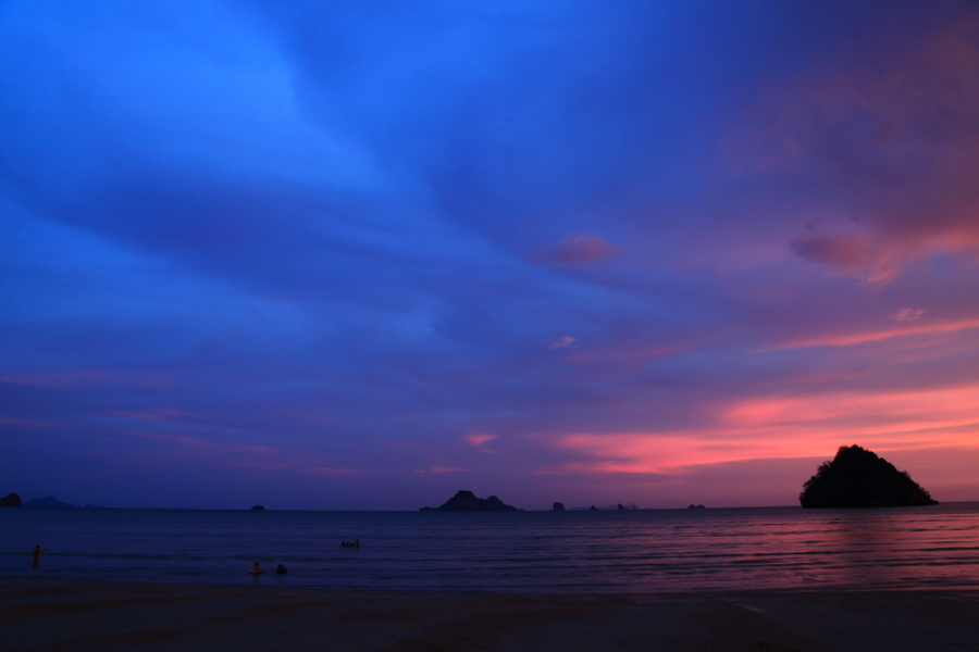 【甲米的晚霞摄影图片】泰国甲米风光旅游摄影