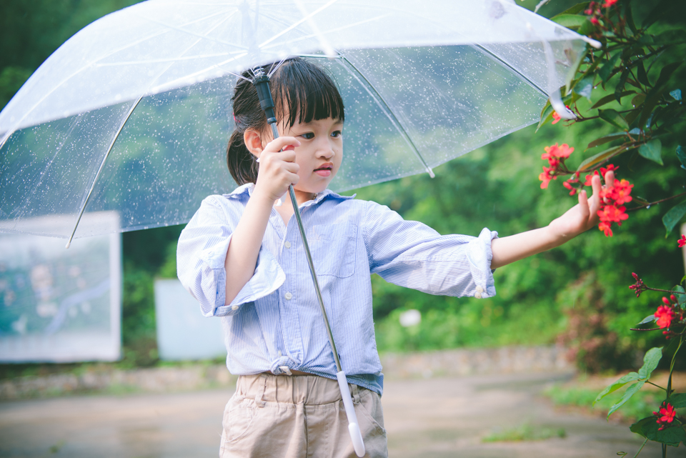 雨中漫步