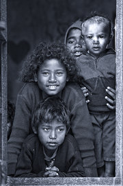 尼泊尔——乡村孩子