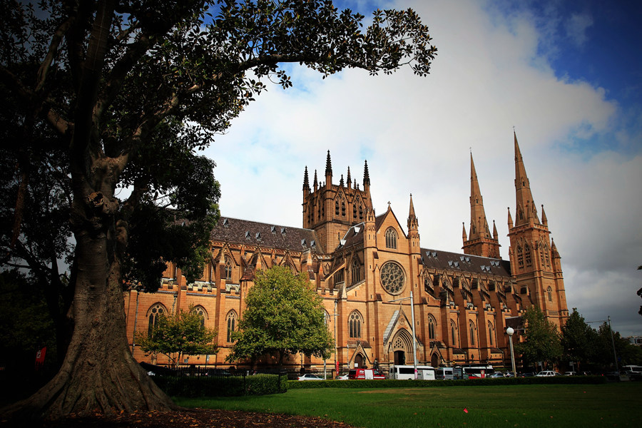 【圣保罗教堂摄影图片】澳大利亚墨尔本纪实摄
