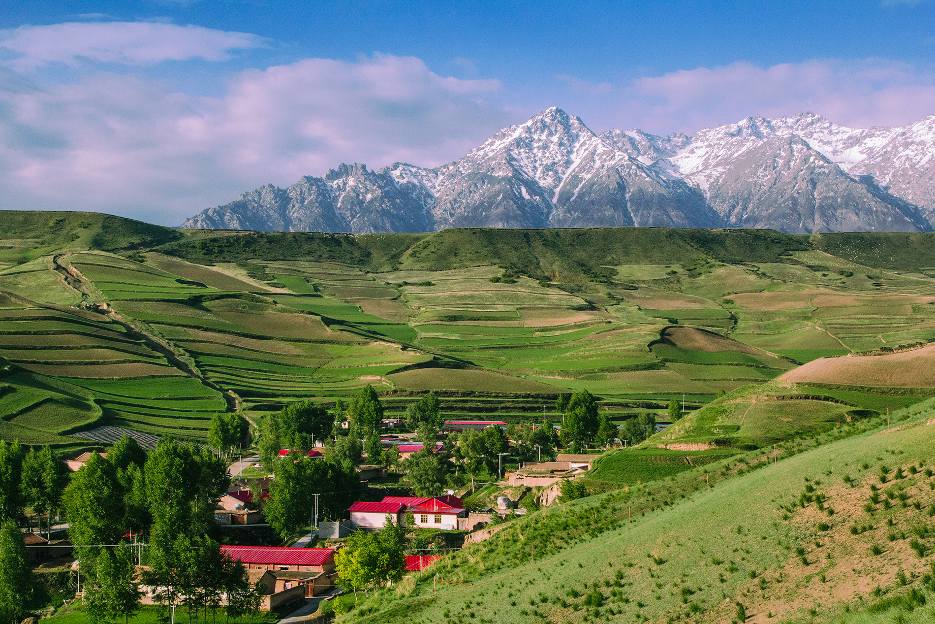 美丽山村