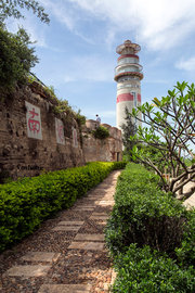 漳州南海古迹“南炮台”与“海天灯塔”