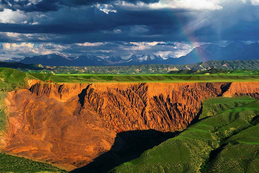 【陪你看草原--红山大峡谷摄影图片】奎屯风光