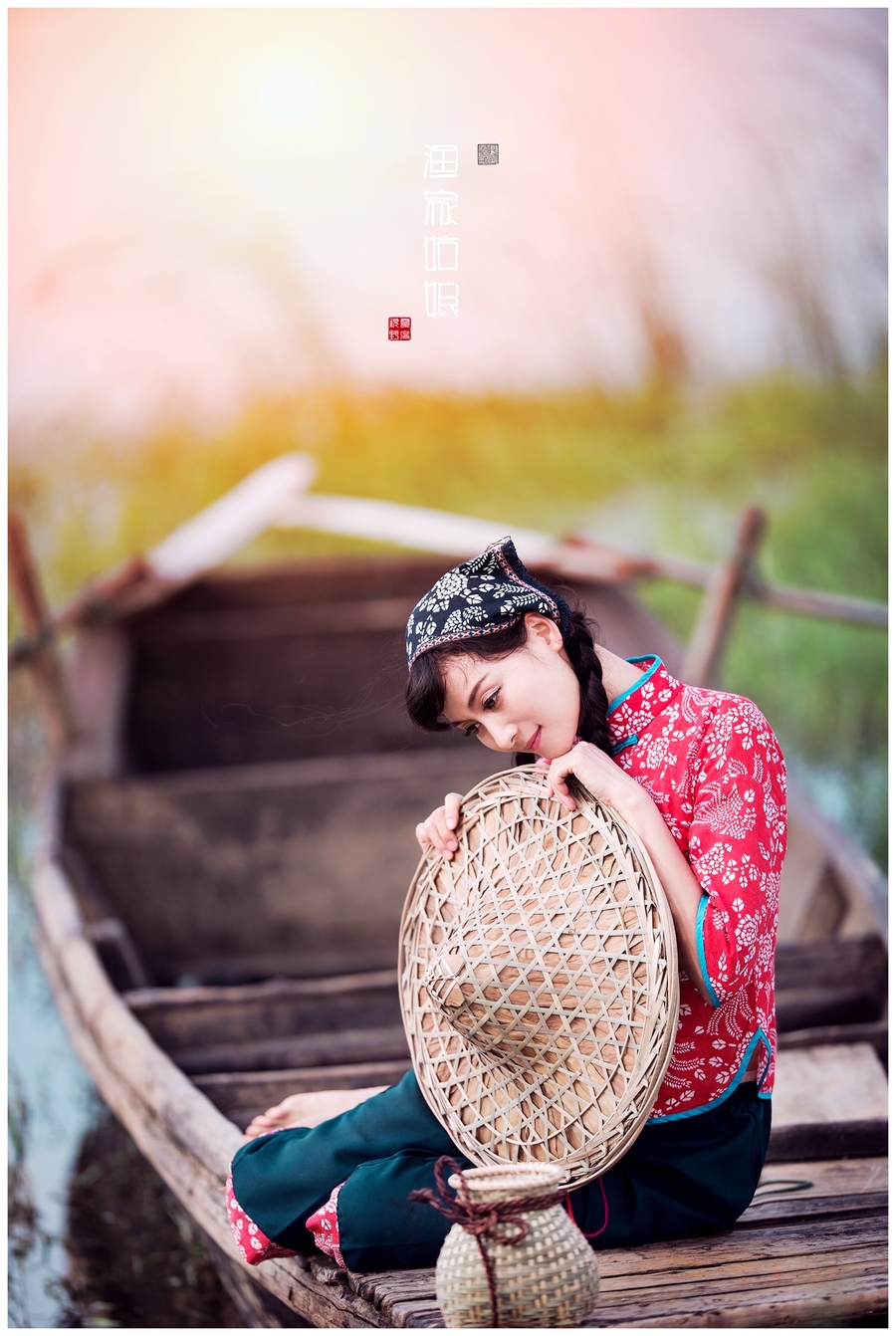 【渔家姑娘摄影图片】武汉梁子湖人像摄影