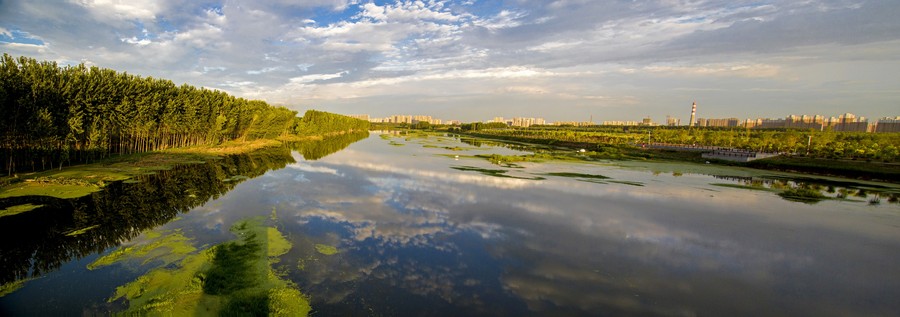 【雨后初晴潮白河摄影图片】潮白河香河段风光