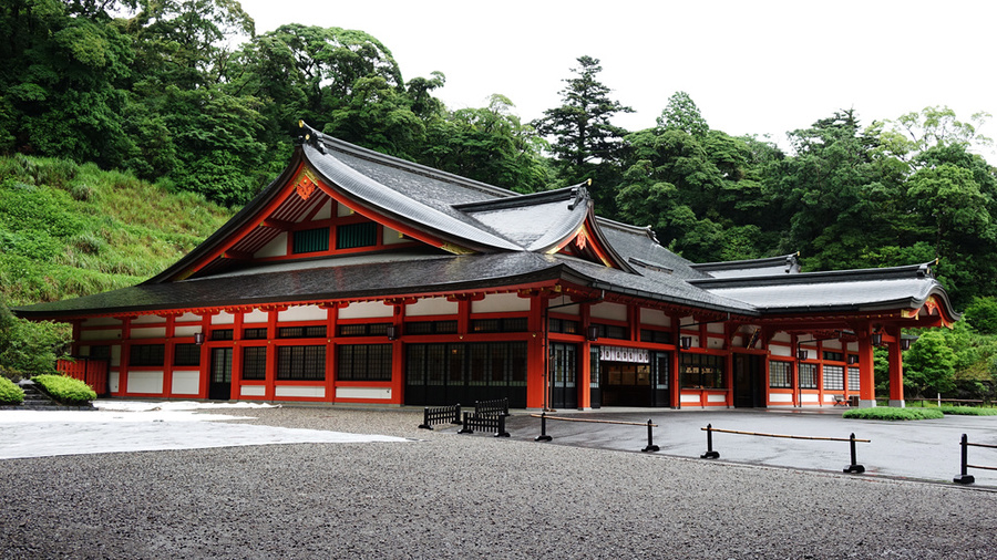 【雨游雾岛神宫摄影图片】日本鹿儿岛风光旅游