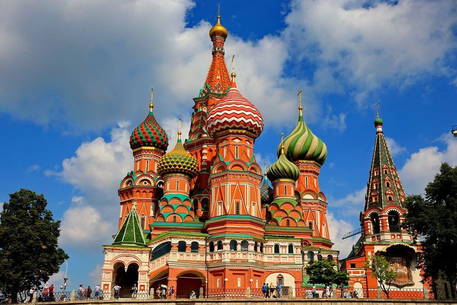【莫斯科美丽的广场--红场摄影图片】俄罗斯国
