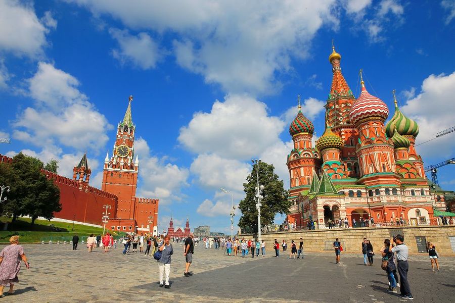 【莫斯科美丽的广场--红场摄影图片】俄罗斯风