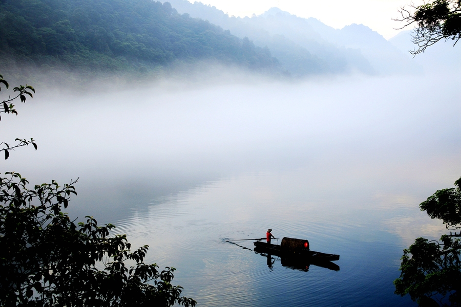 【中国最诗意的雾--小东江摄影图片】湖南郴州