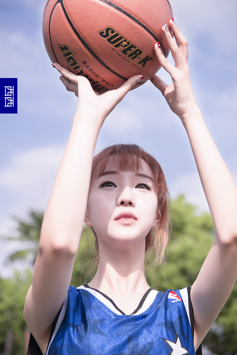 【篮球少女小颖摄影图片】上海师范大学人像摄