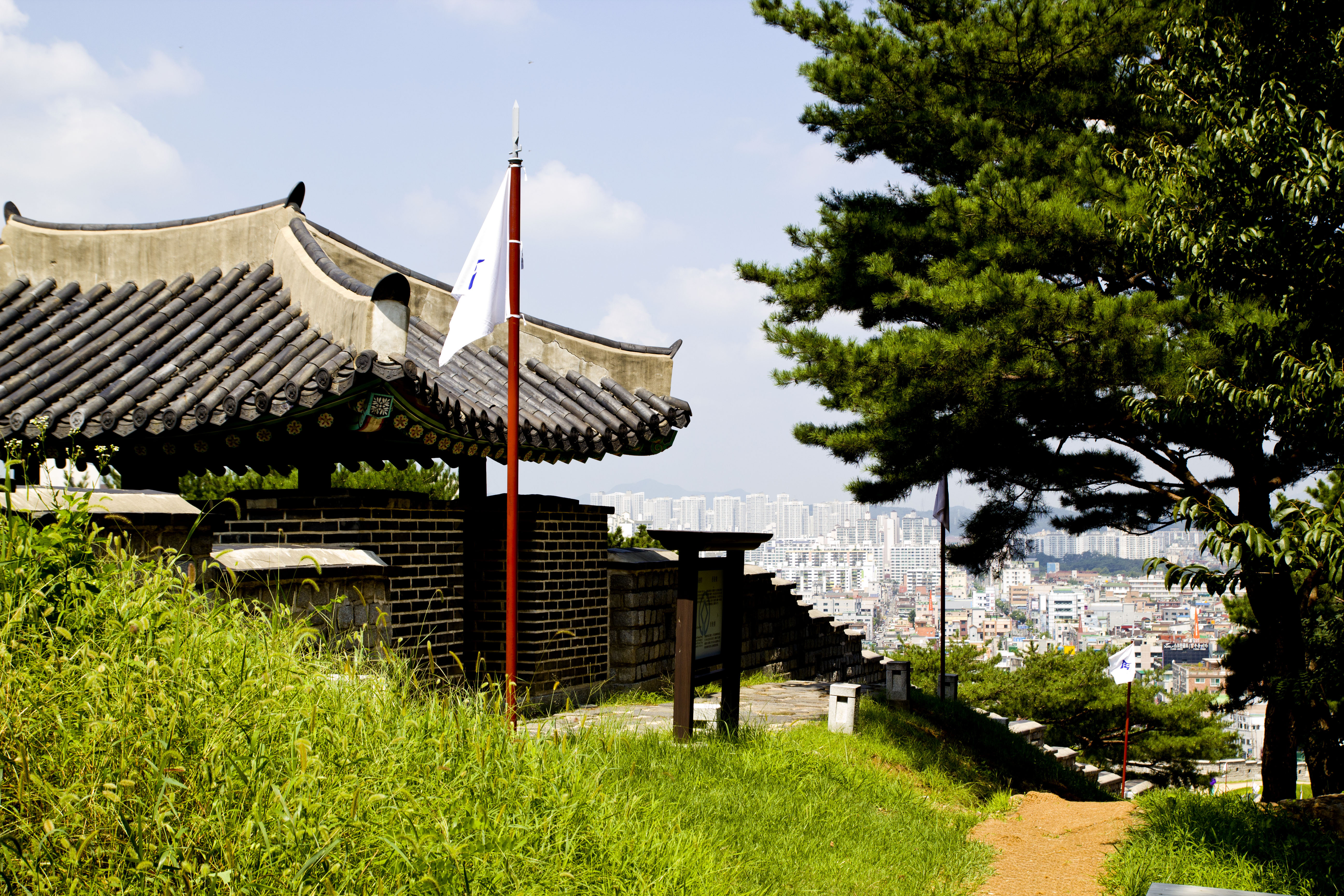 韩国美丽的水原城