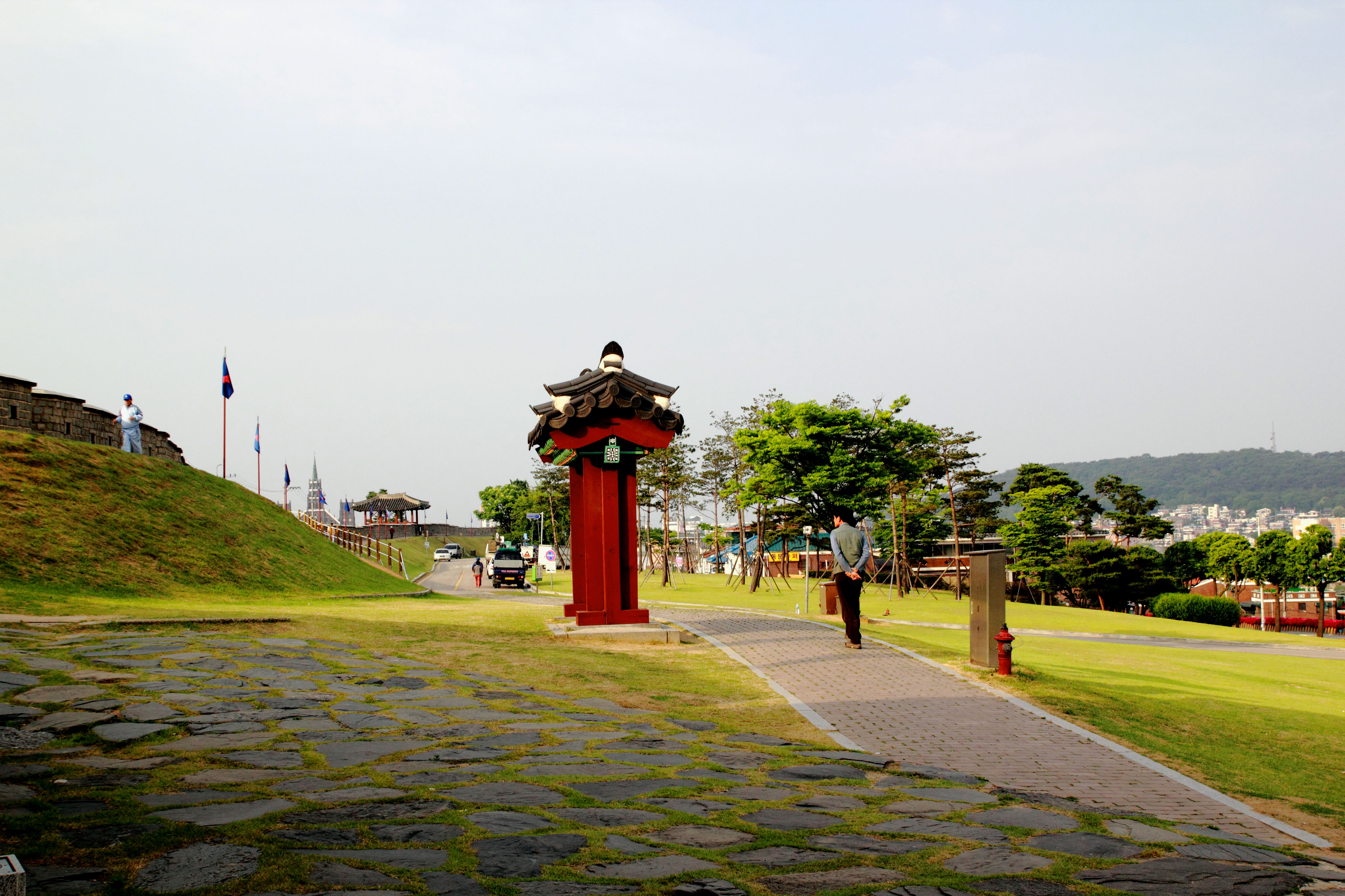 韩国美丽的水原城