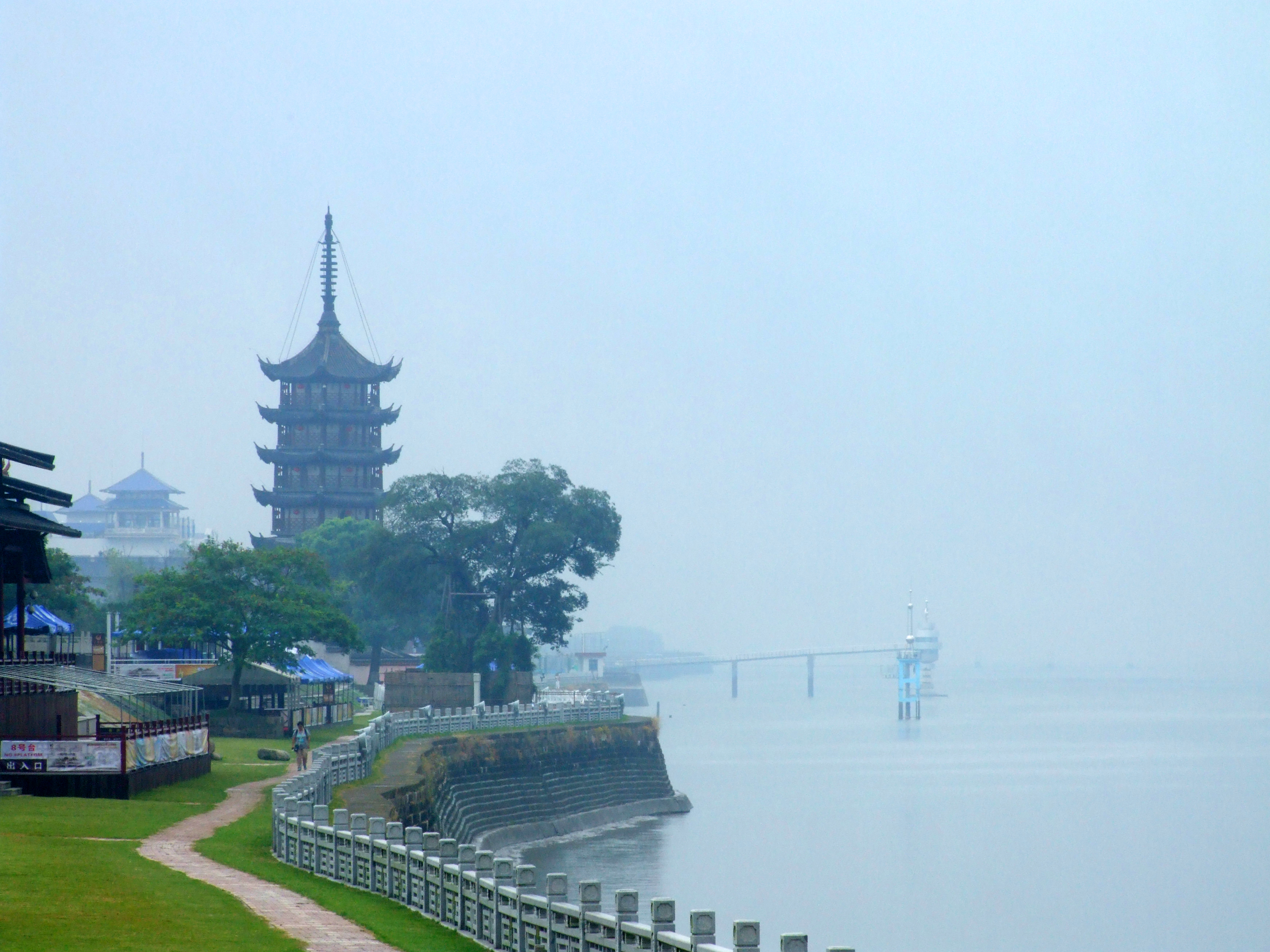 【雨中钱塘摄影图片】海宁风光摄影_月亮之上_太平洋