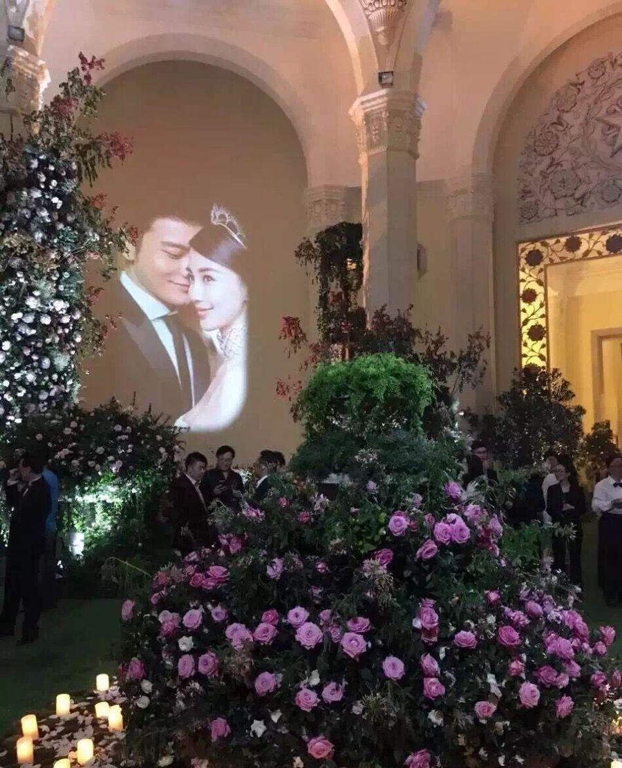 【【转载】黄晓明&Angelababy婚礼现场照片