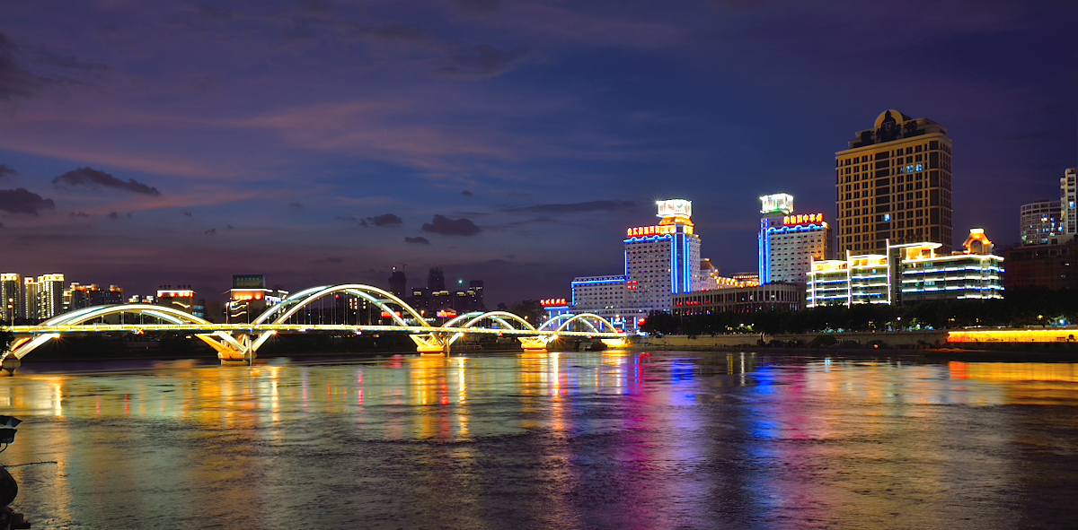 闽江景.