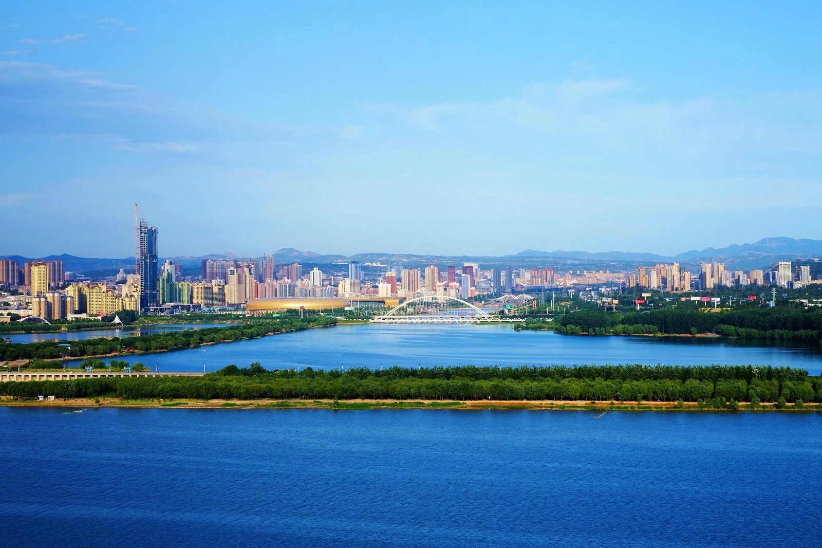 三门峡黄河大坝诞生于1957年4月|三门峡黄河大坝|张公岛|黄河古栈道_新浪新闻