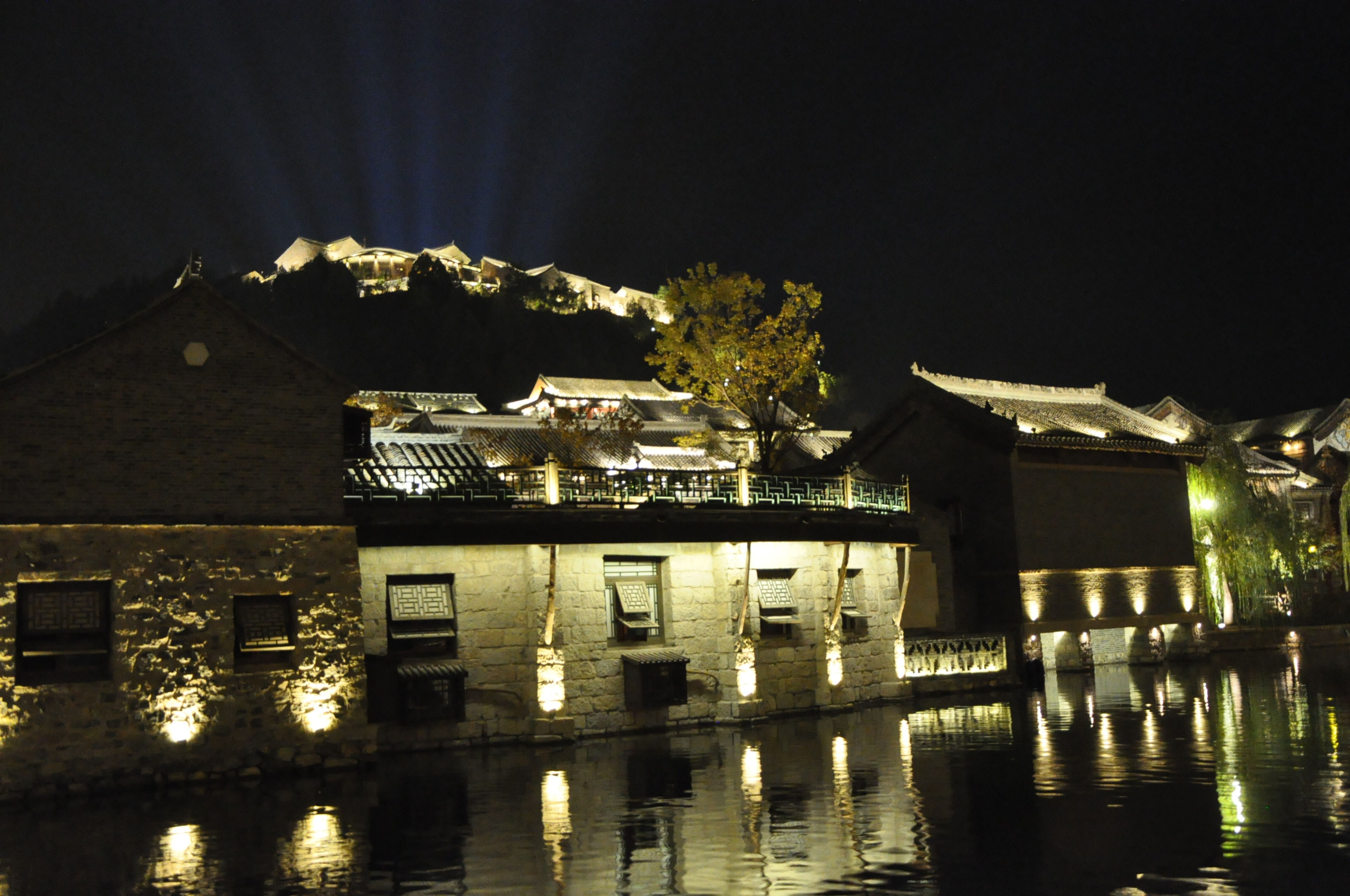 北京古北水镇夜景