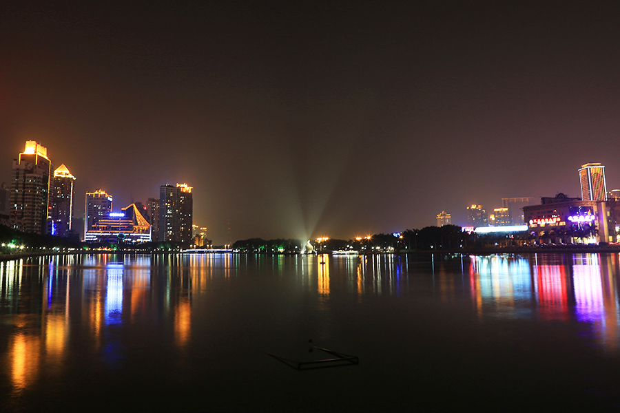 厦门白鹭洲夜景