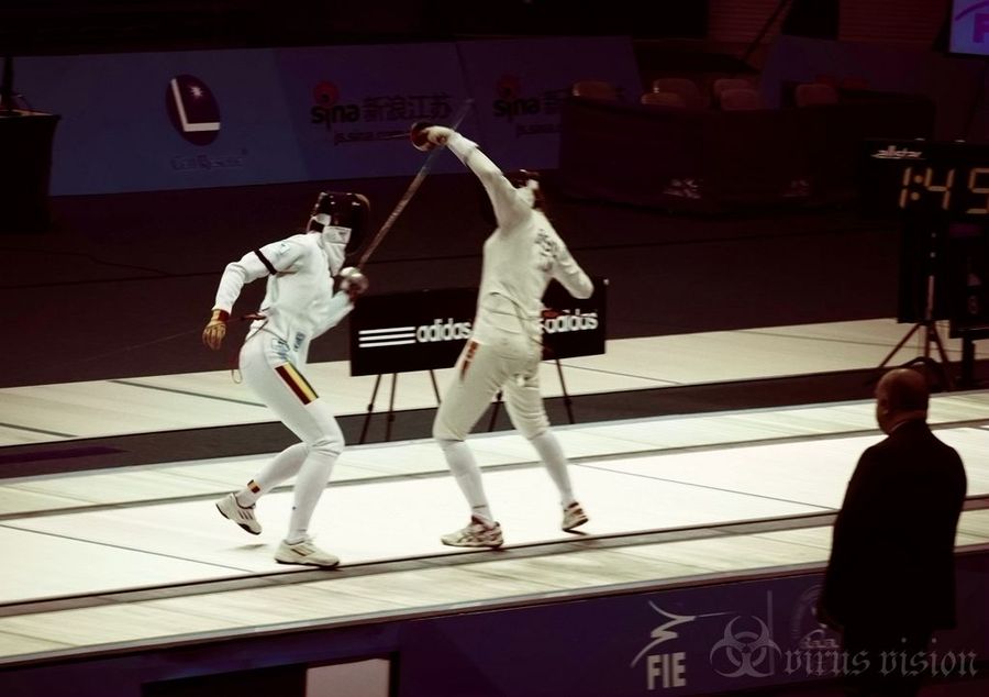 【2015世界杯女子重剑(南京站)个人决赛摄影图
