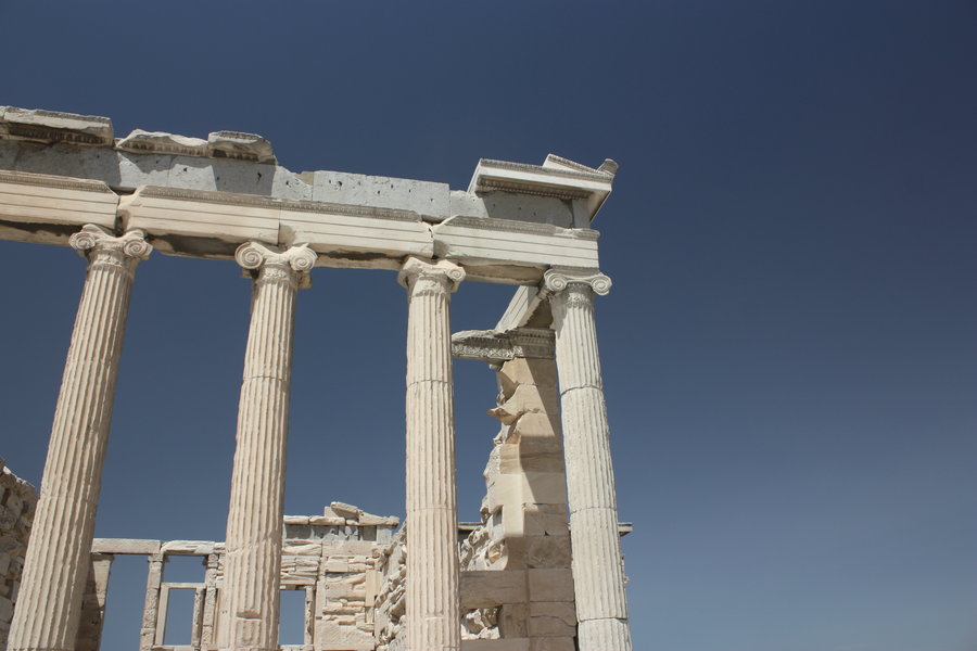 【伊瑞克提翁神殿摄影图片】雅典风光旅游摄影
