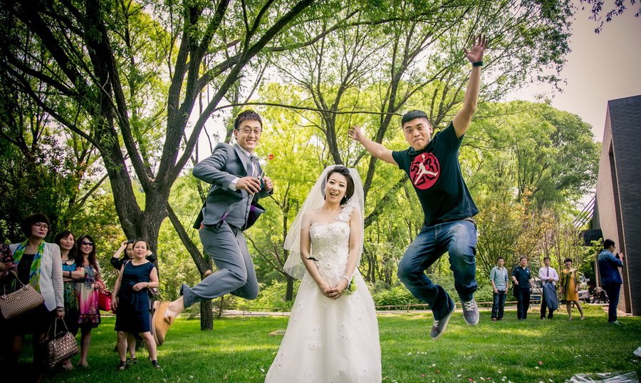 【北京婚礼跟拍 阿根廷庄园草坪婚礼摄影图片