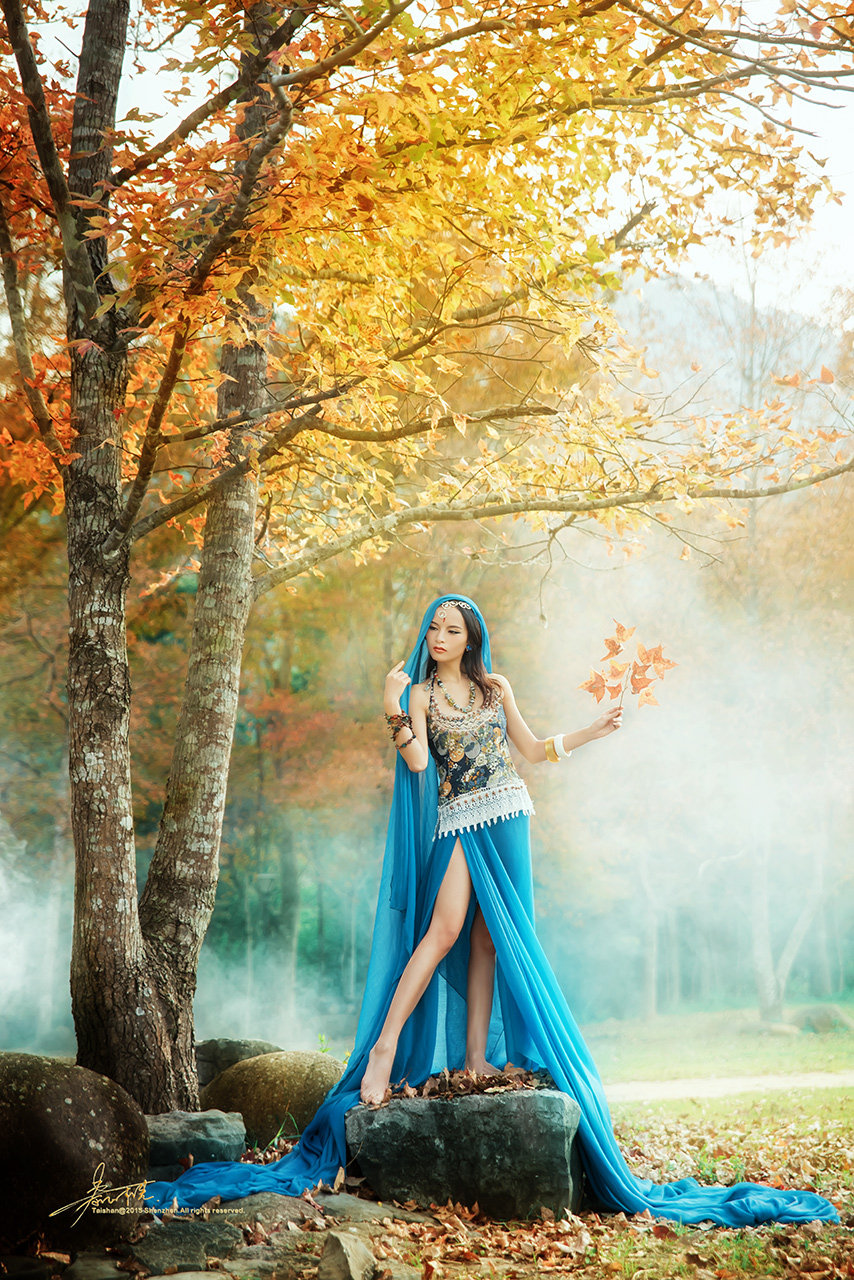 【大山深处的枫叶情摄影图片】生活摄影