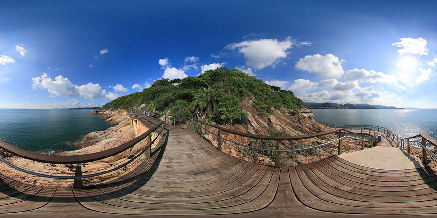 深圳大梅沙海滨公园(360球形全景)