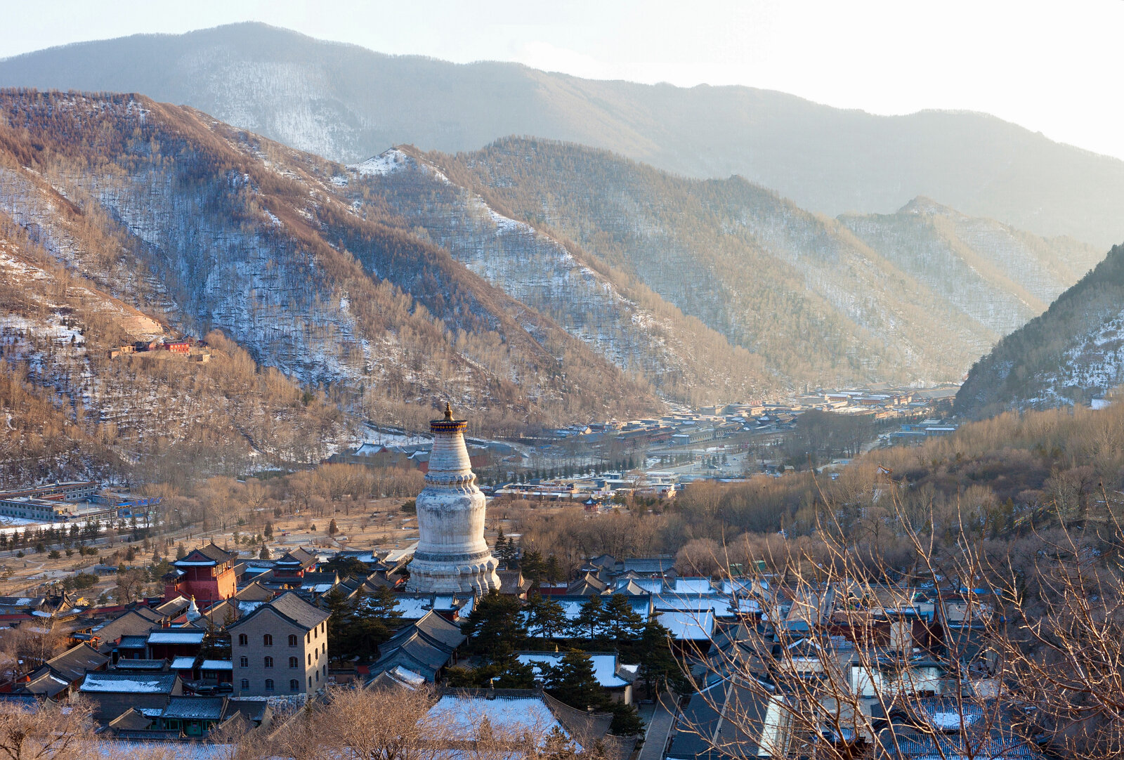 冬冻访五台山