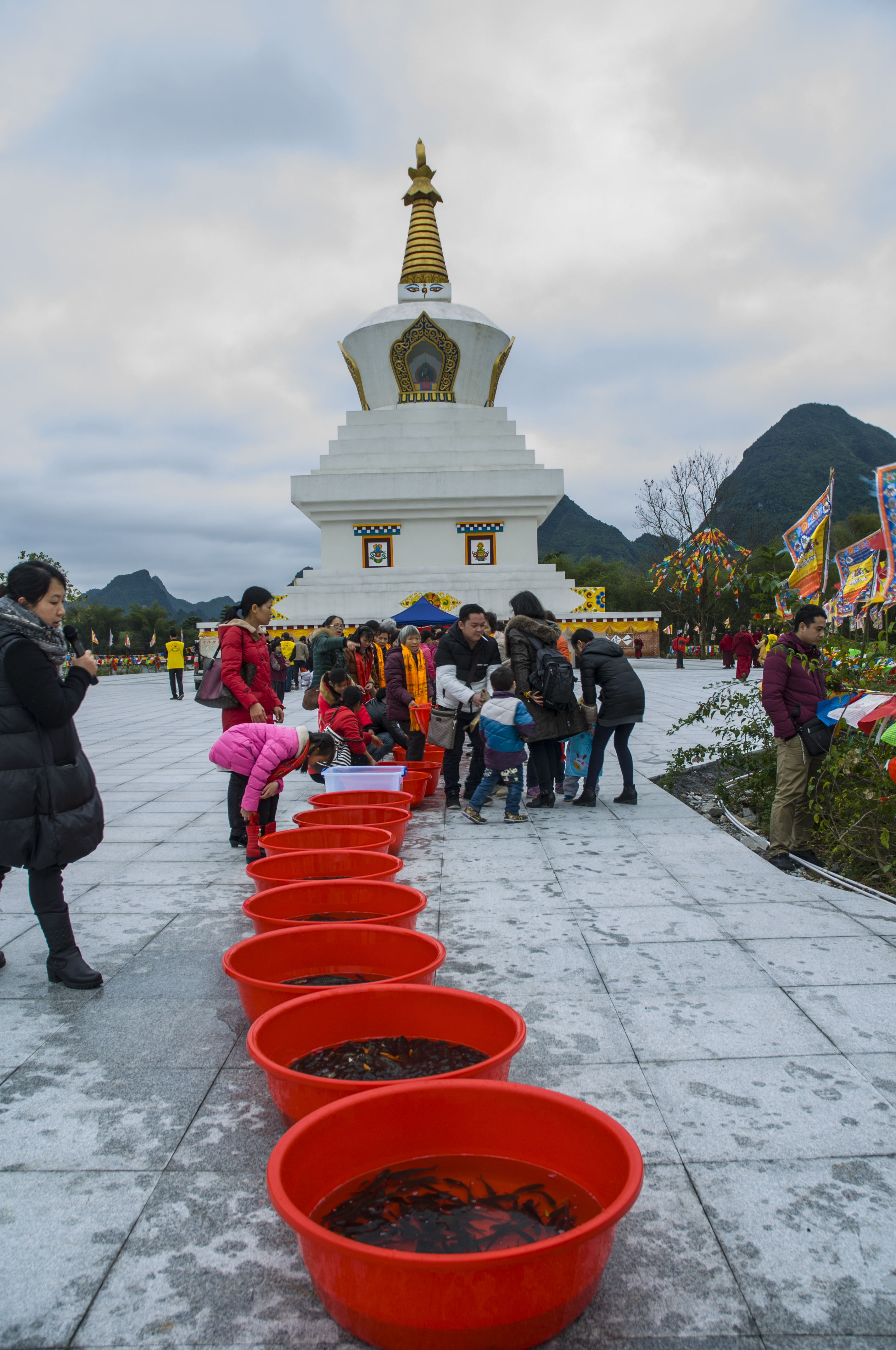 广西都安县地苏镇安福寺佛塔