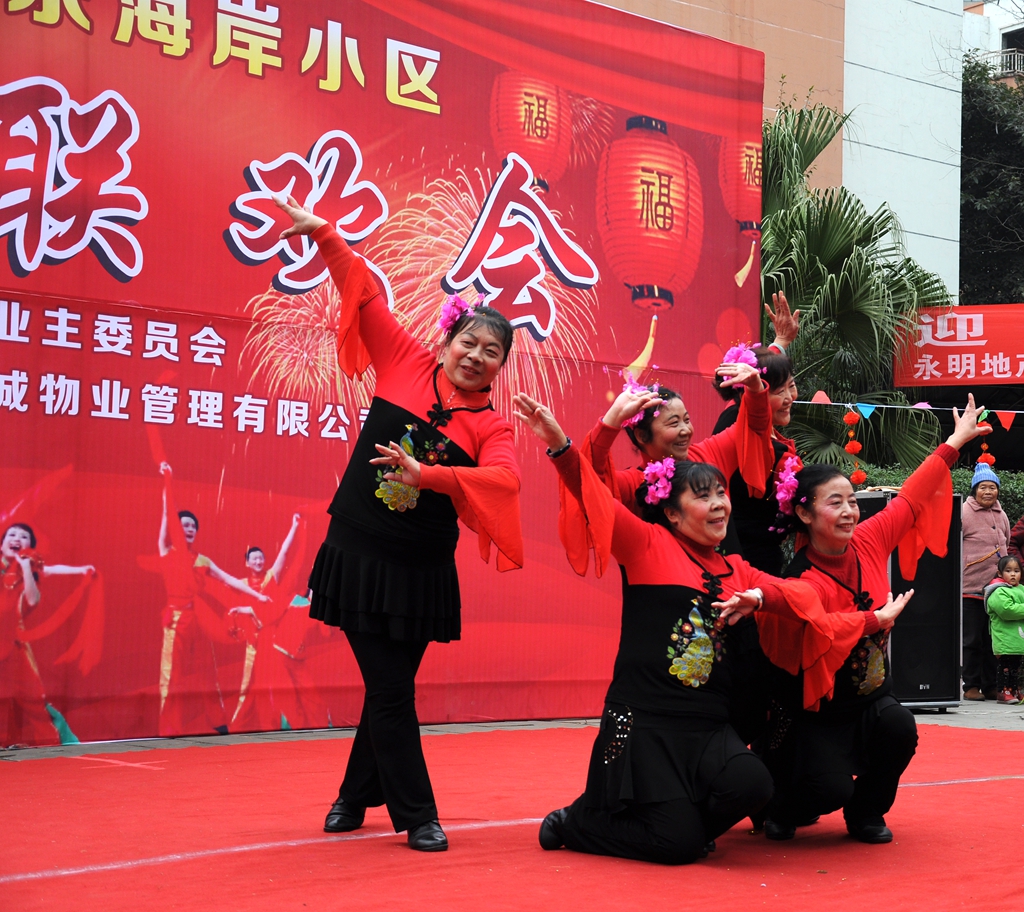 小区的新春联欢会