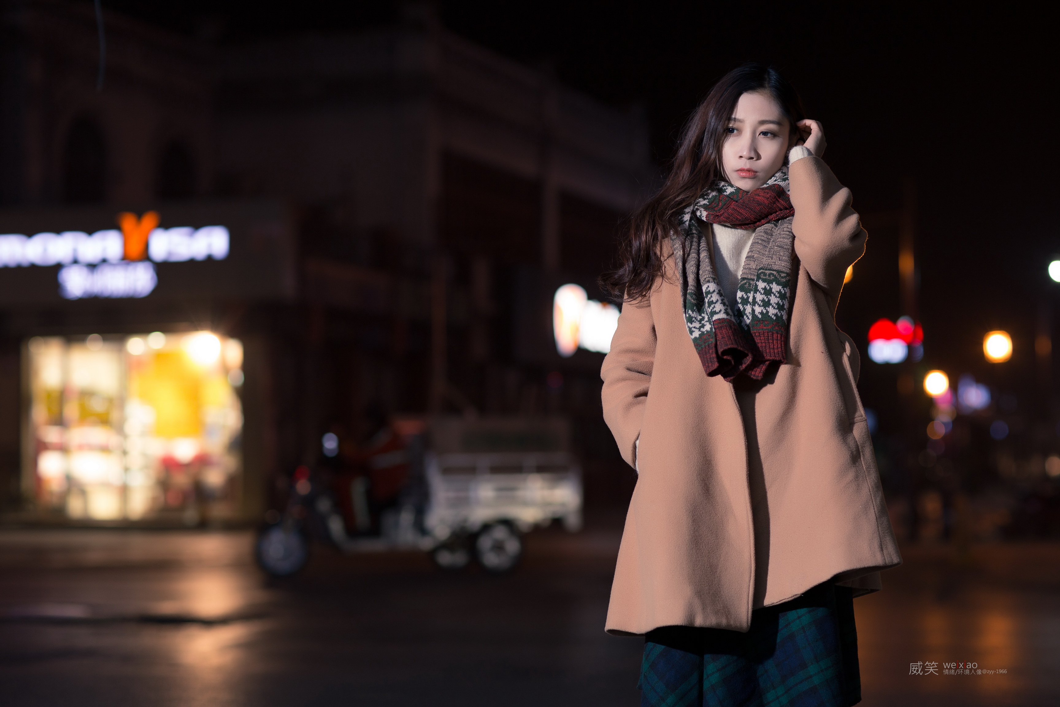 【为你我受冷风吹摄影图片】人像摄影_威笑镜界_电脑