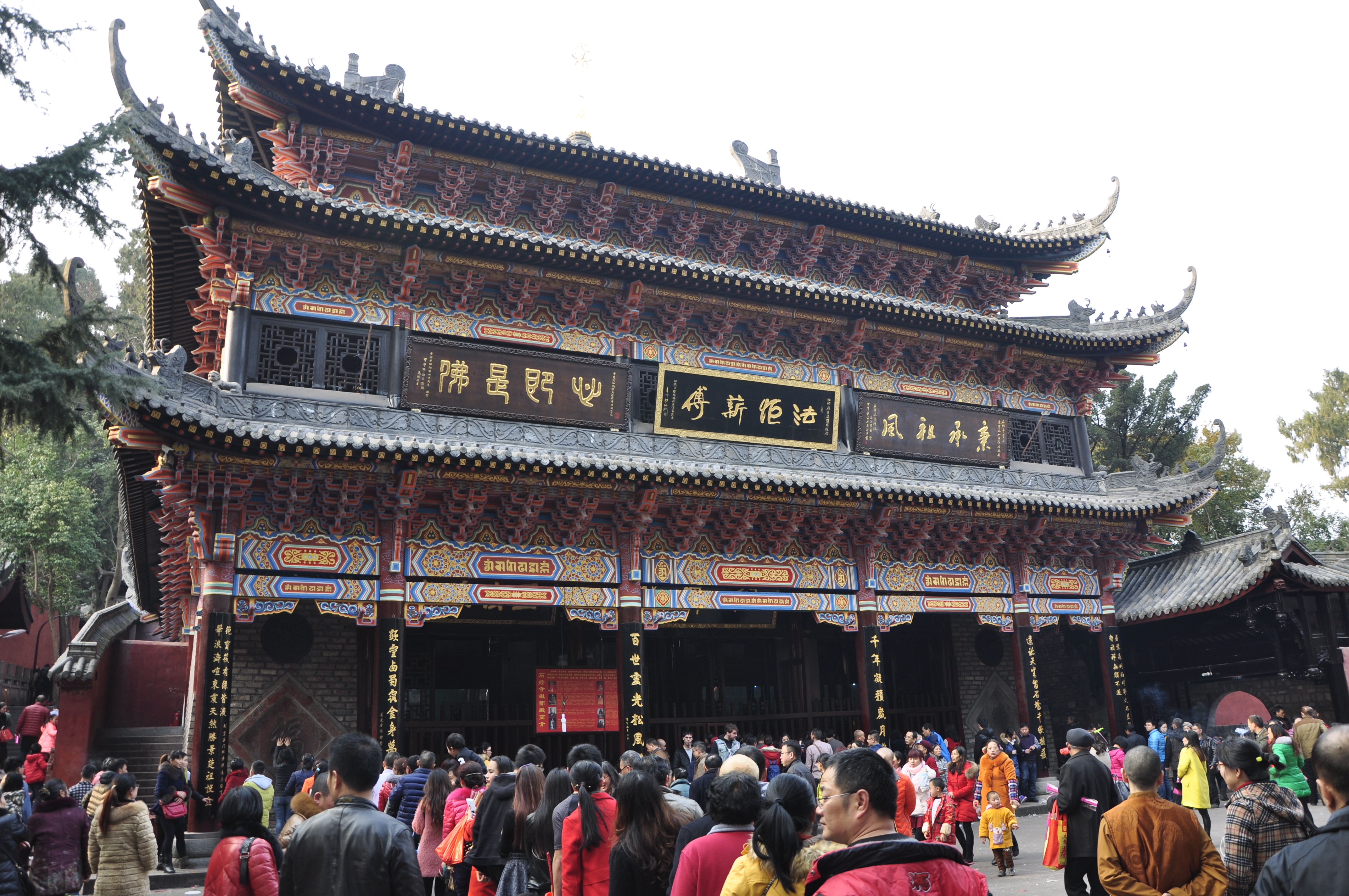 【大年初一,千年古刹石经寺.摄影图片】成都市龙泉驿