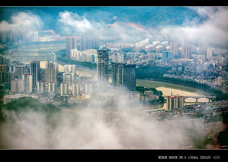 【云雾飘渺摄影图片】安溪县城生态摄影