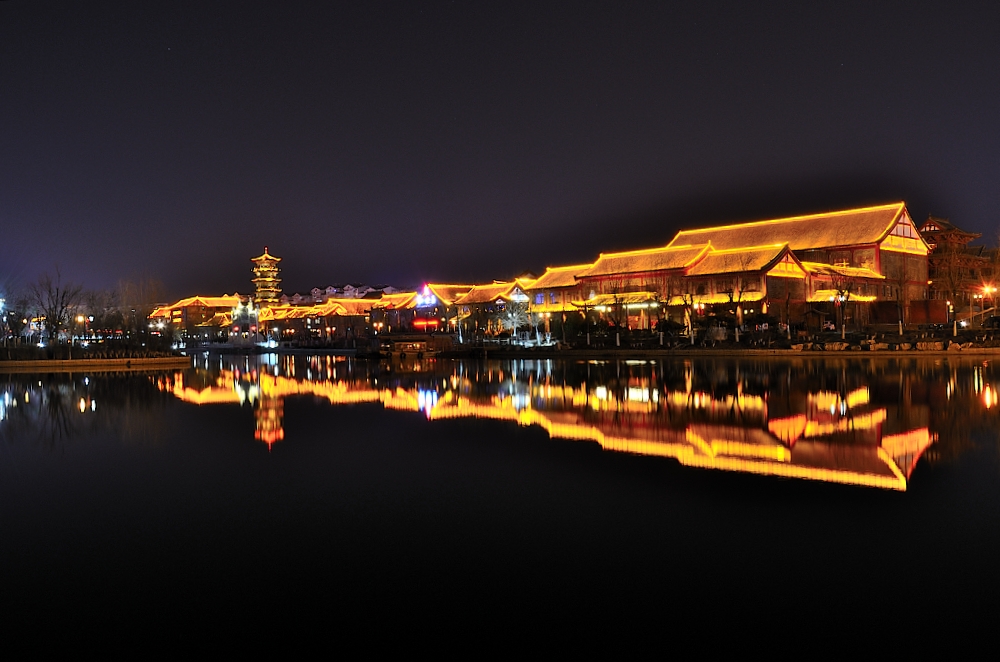 青州古城的夜