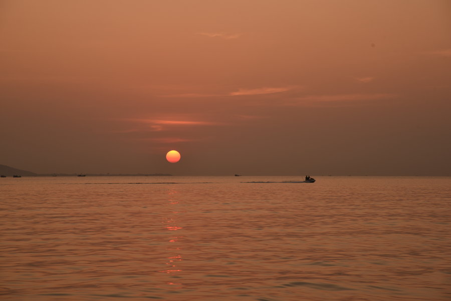 三亚湾日落