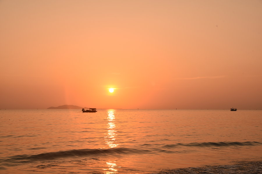 三亚湾日落