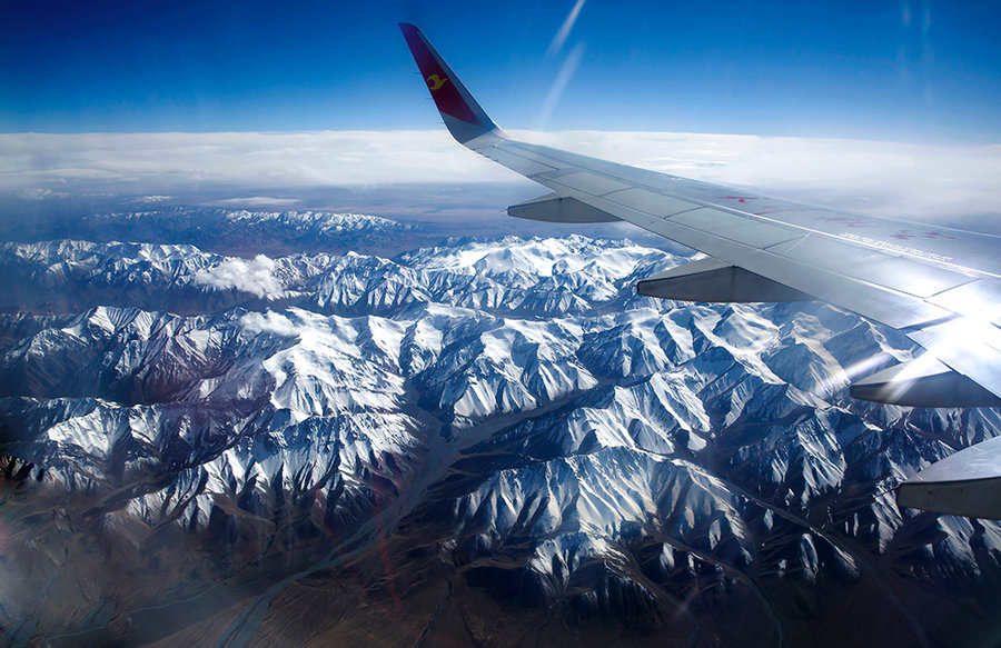 【航拍祁连山脉--新疆行之一摄影图片】风光旅