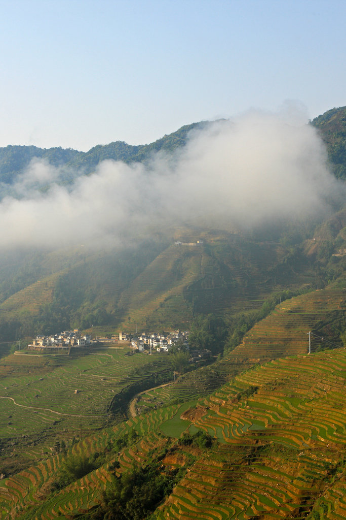 五一的黄连山景色