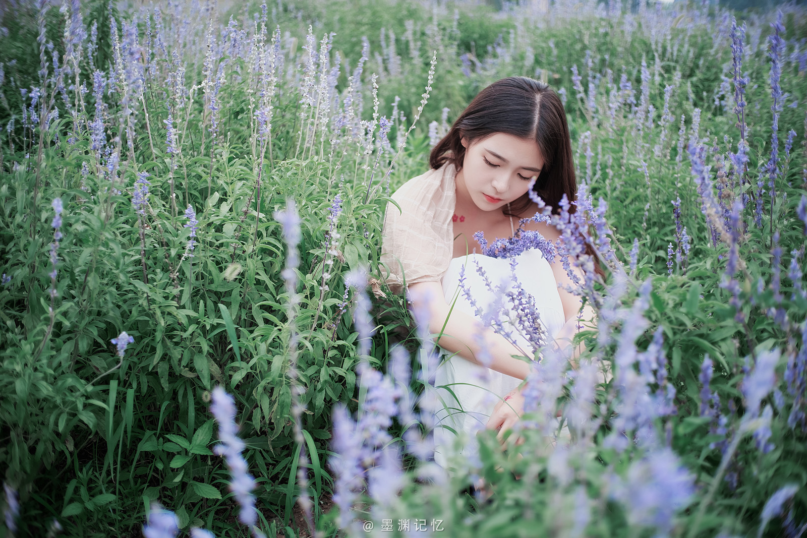 【薰衣草的思念摄影图片】人像摄影_moyuan_太平洋网
