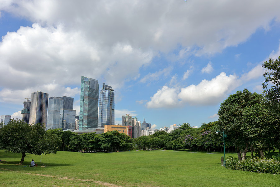 深圳莲花山公园市民中心广场共p