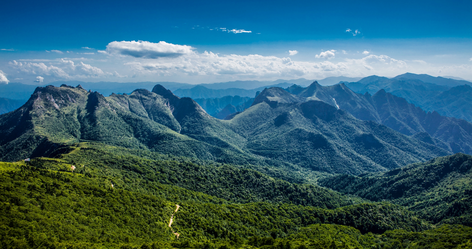 【秦岭深处之光秃山摄影图片】风光摄影_浪迹河山_网