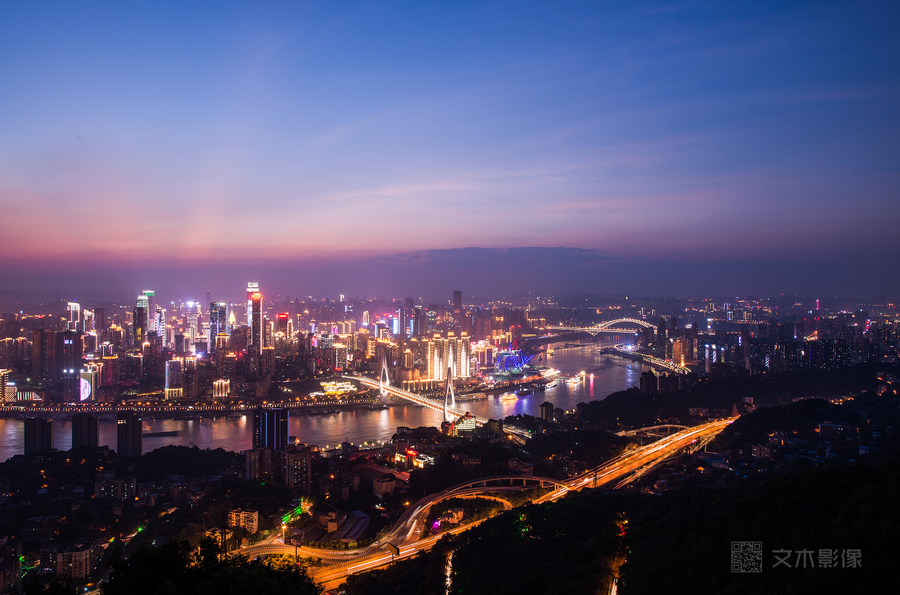 【重庆城市夜景摄影图片】风光摄影_艺苑画廊_太平洋