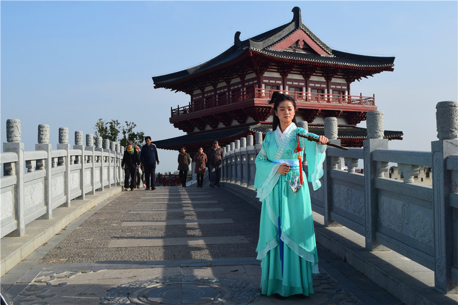 【洛阳唐韵古装摄影外拍首次亮相摄影图片】纪