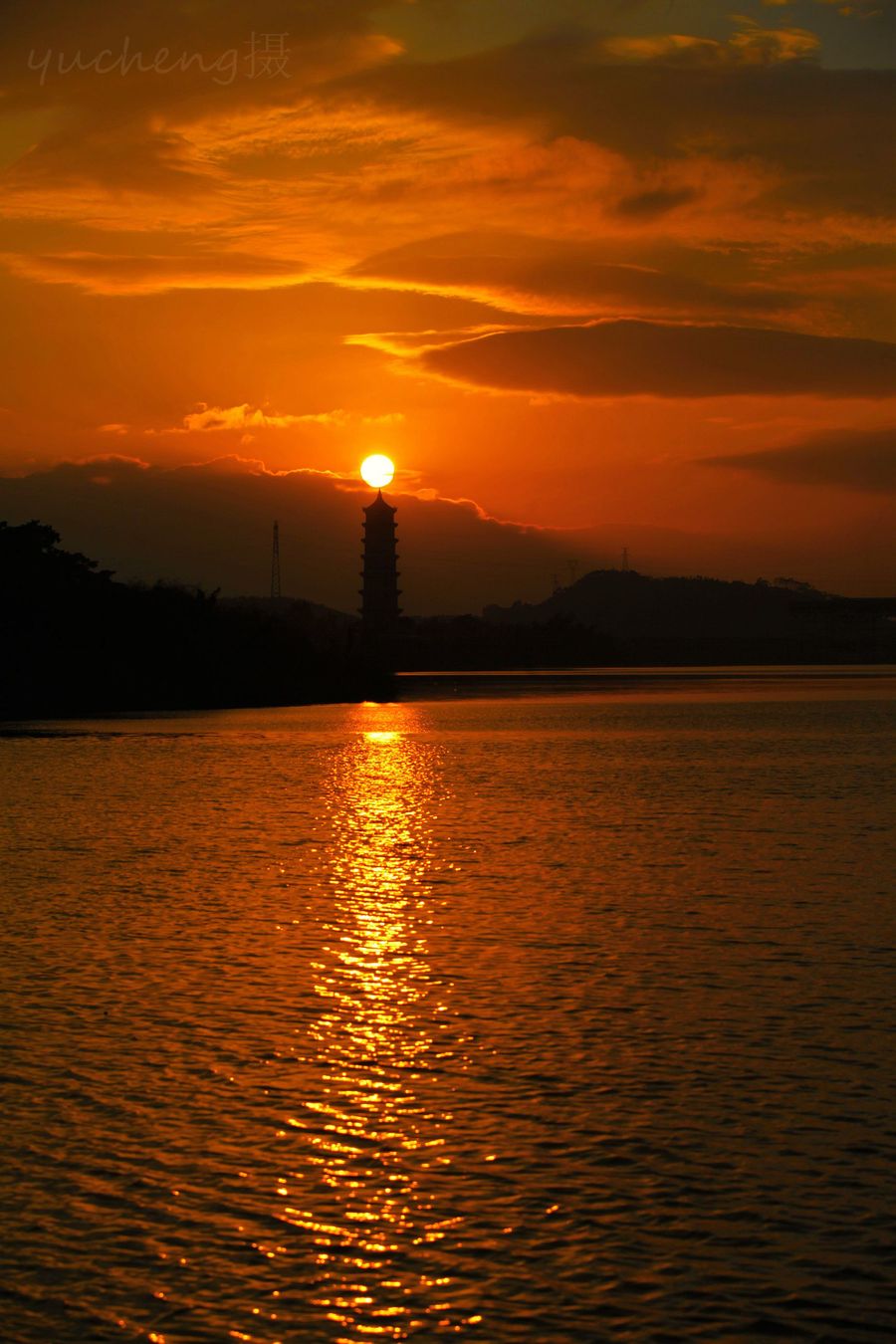 夕阳美